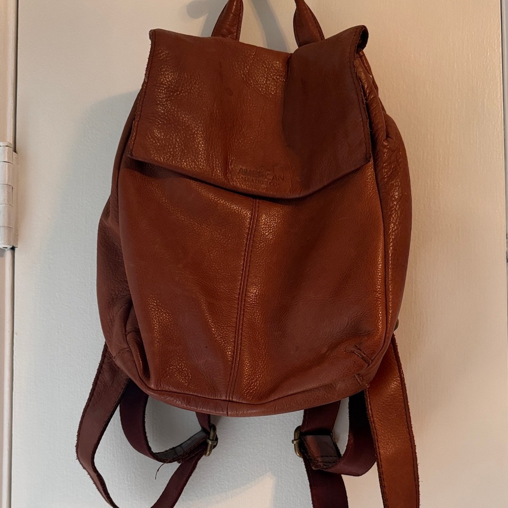 American leather Co Brown Leather Backpack